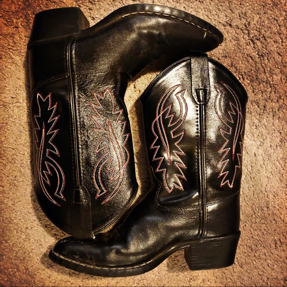 Old West Cowboy Boots (Boy Size 3)